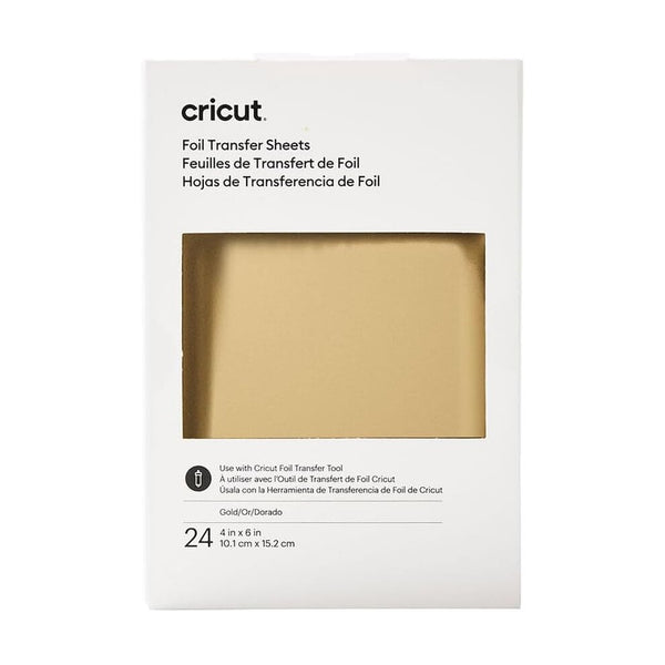 Cricut Transfer Foil Sheets 10x15cm 24 sheets (Gold)