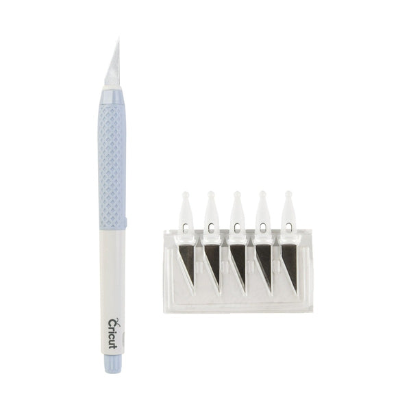 Cricut TrueControl Knife Kit (Blue) with 5x spare blades