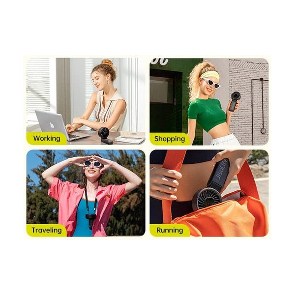 Portable Fan Jisu Life Handheld Fan Life7 (3600Mah) - Black