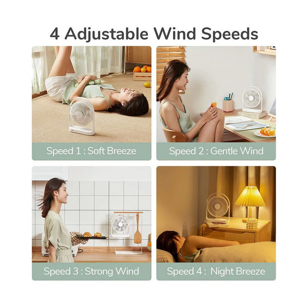 Portable Fan Table Fan Life5 - White