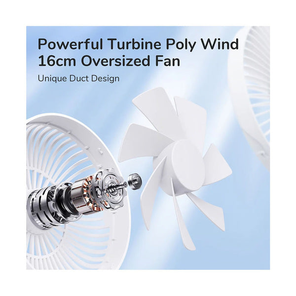 Portable Fan Table Fan Life5 - White