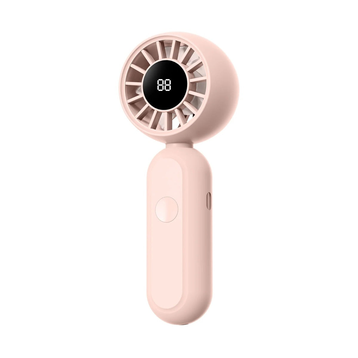 مروحة يد صغيرة WiWU Bubble Mini Pro باللون الوردي - مبرد قابل للطي بمنفذ Type-C