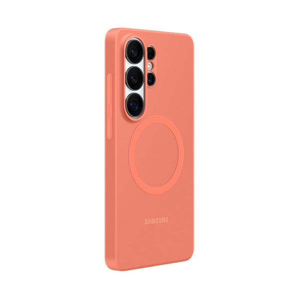Samsung Galaxy S26 Ultra Silicone Magnet Case - Coral Red