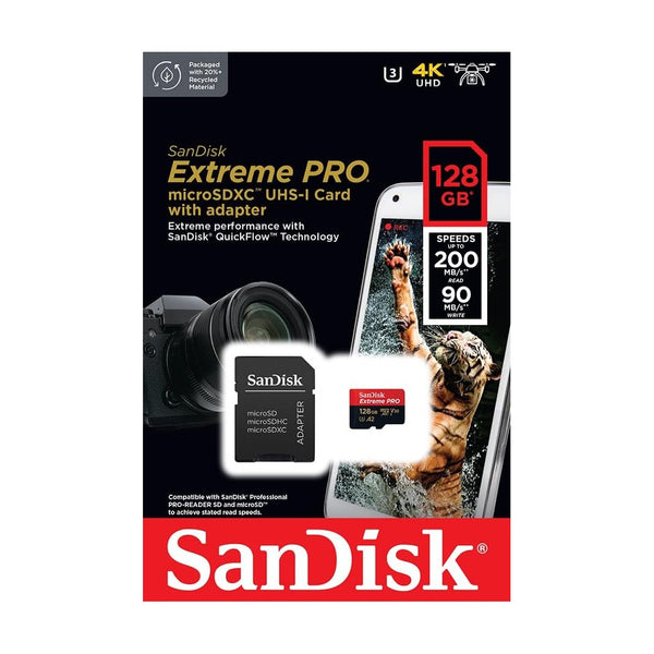 Sandisk Micro SD 128Gb Extreme Pro Sdsqxcd - 128G - Gn6Ma