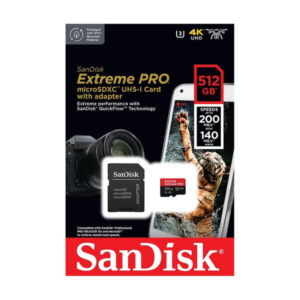Sandisk Micro SD 5Ligb Extreme Pro Sdsqxcd - 512G - Gn6Ma