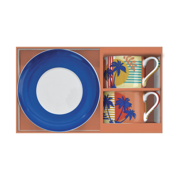 Easy Life - BAHIA 4PC CUP&SAUCER SET 240ML W/BOX