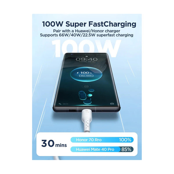 Joyroom - 100W Data Cable ( Type-C) 1m - Black
