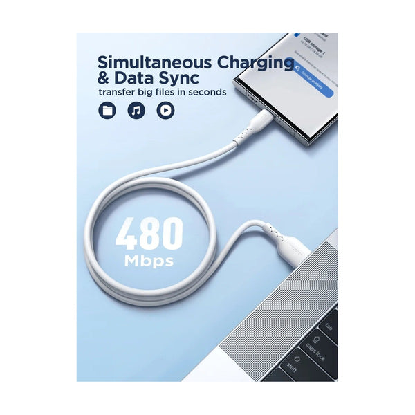 Joyroom - 100W Data Cable ( Type-C) 1m - Black