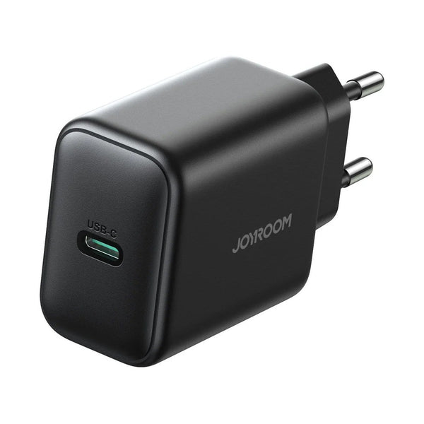 Joyroom - GaN 45W USB-C Super Fast Charger-Black (EU)+A14 C to C 60W 1.2m - Black