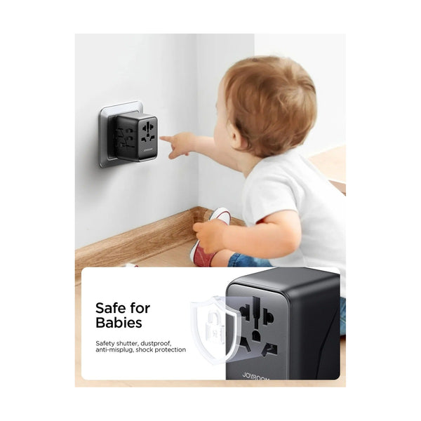 Joyroom - Universal Travel Adapter - Black