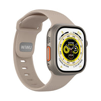 Wiwu Comf Secur Watch Band White - Breathable Fluororubber Strap