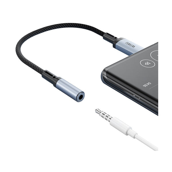 Wiwu - Legend Audio Convertor (0.15m) USB-C/Lightning to 3.5mm