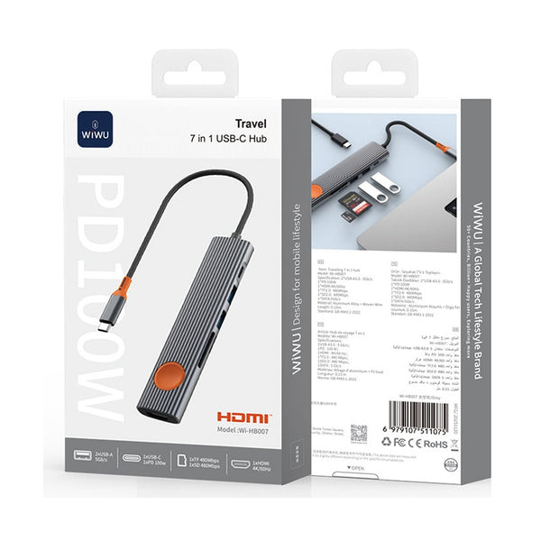 Wiwu - Travelling 7in1 USB-C Hub