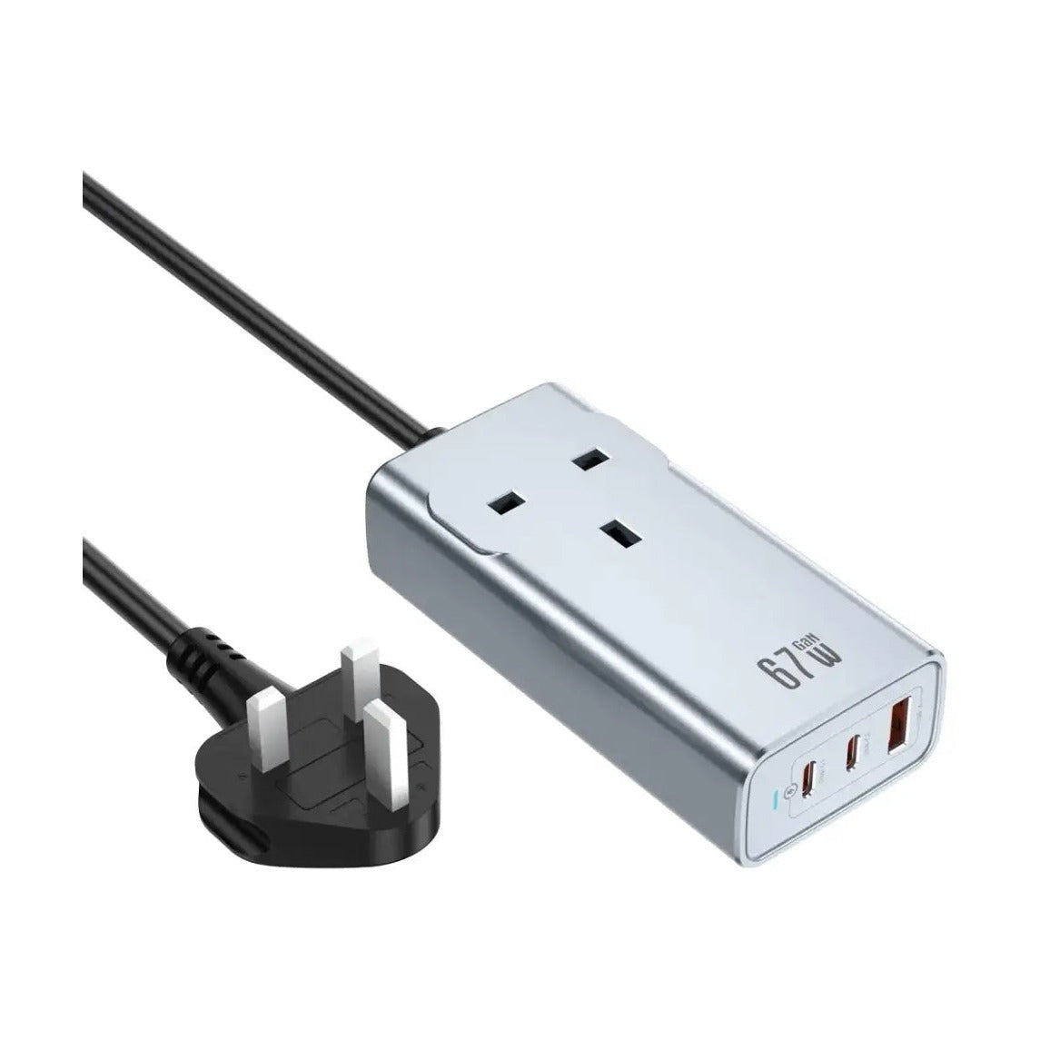 Green Lion 67W Ganpremium Ac Socket - Gray
