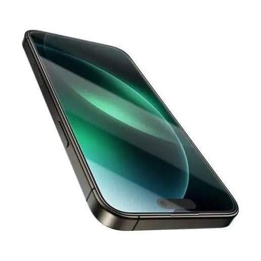 Green Lion 9H Steve HD Glass Protector for iPhone 16 Pro - Black Edge/Clear