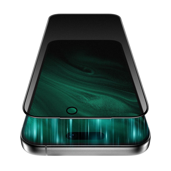 Green Lion 9H Steve Matte Privacy Glass For iphone 17 Pro - Black Edge/Privacy