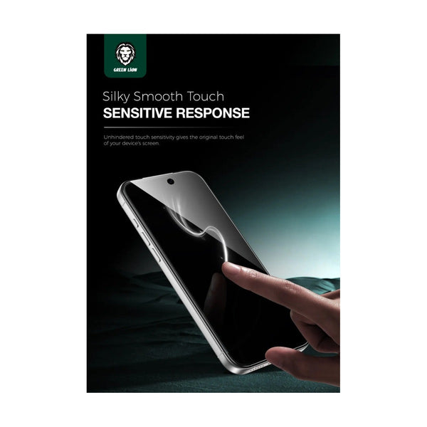 Green Lion 9H Steve Privacy Anti-Peeping Glass For iphone 17 Air - Black