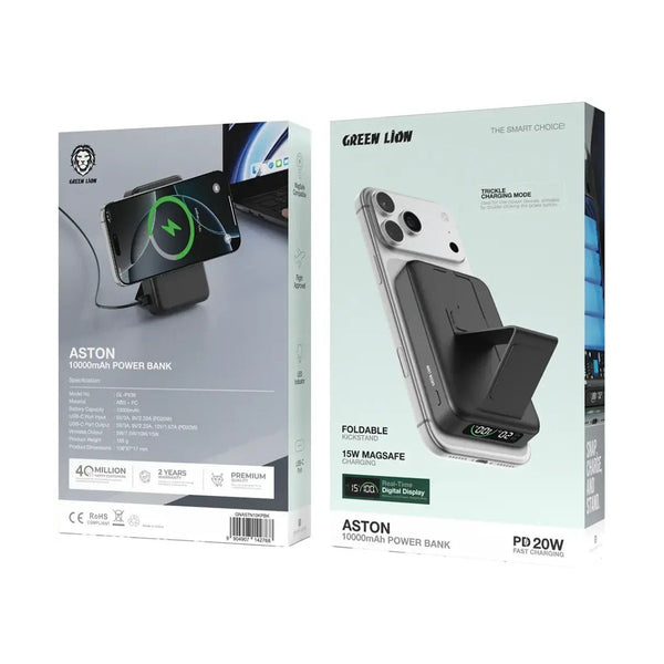 Green Lion Aston L0000Mah Power Bank Pd 20W - Black