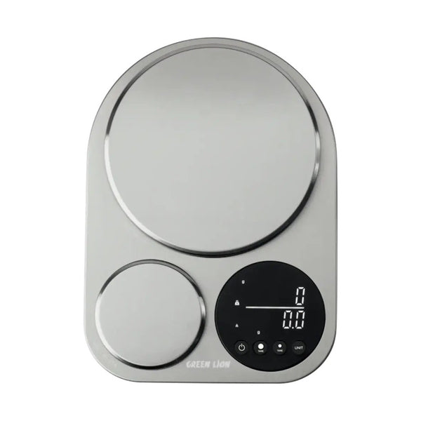 Green Lion Dual Kitchen Scale - Silver