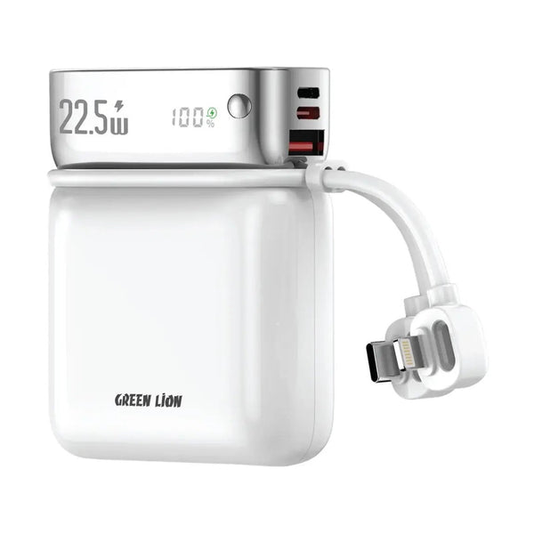 Green Lion Dyno 2 In L L0000Mah Power Bank And Adapter
Pd 20W - White
