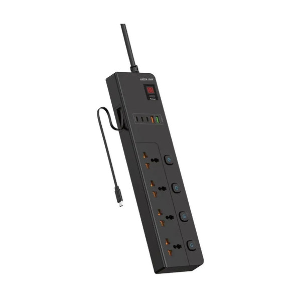 Green Lion Gs-800 Power Socket 2M 3500W - Black