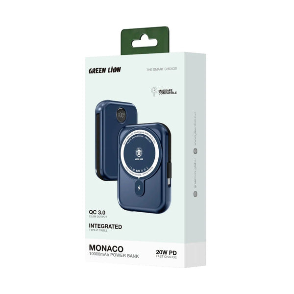 Green Lion 10000Mah Monaco Magsafe Power Bank - Blue
Titanium