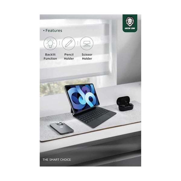 Green Lion Magic Keyboard For Ipad 10Th Generation ( 2022 ) 500 mAh - Black