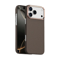 Green Lion Magsafe Kevlar Case For Iphone 17 Pro Max - Black & Gold