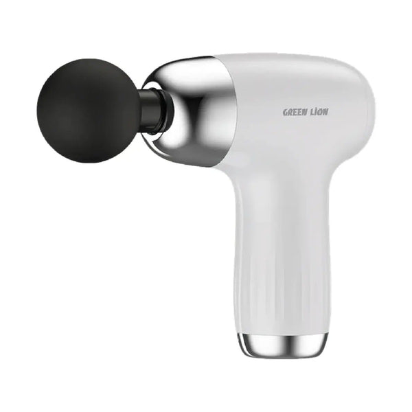 Green Lion Mini Massage Gun 6 Speed Levels - White