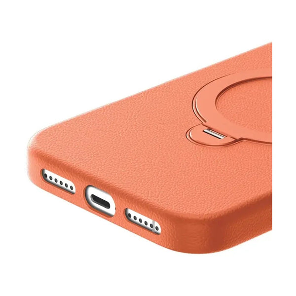 Green Lion Minster Leather Magsafe For Iphone 17 Pro Max - Orange