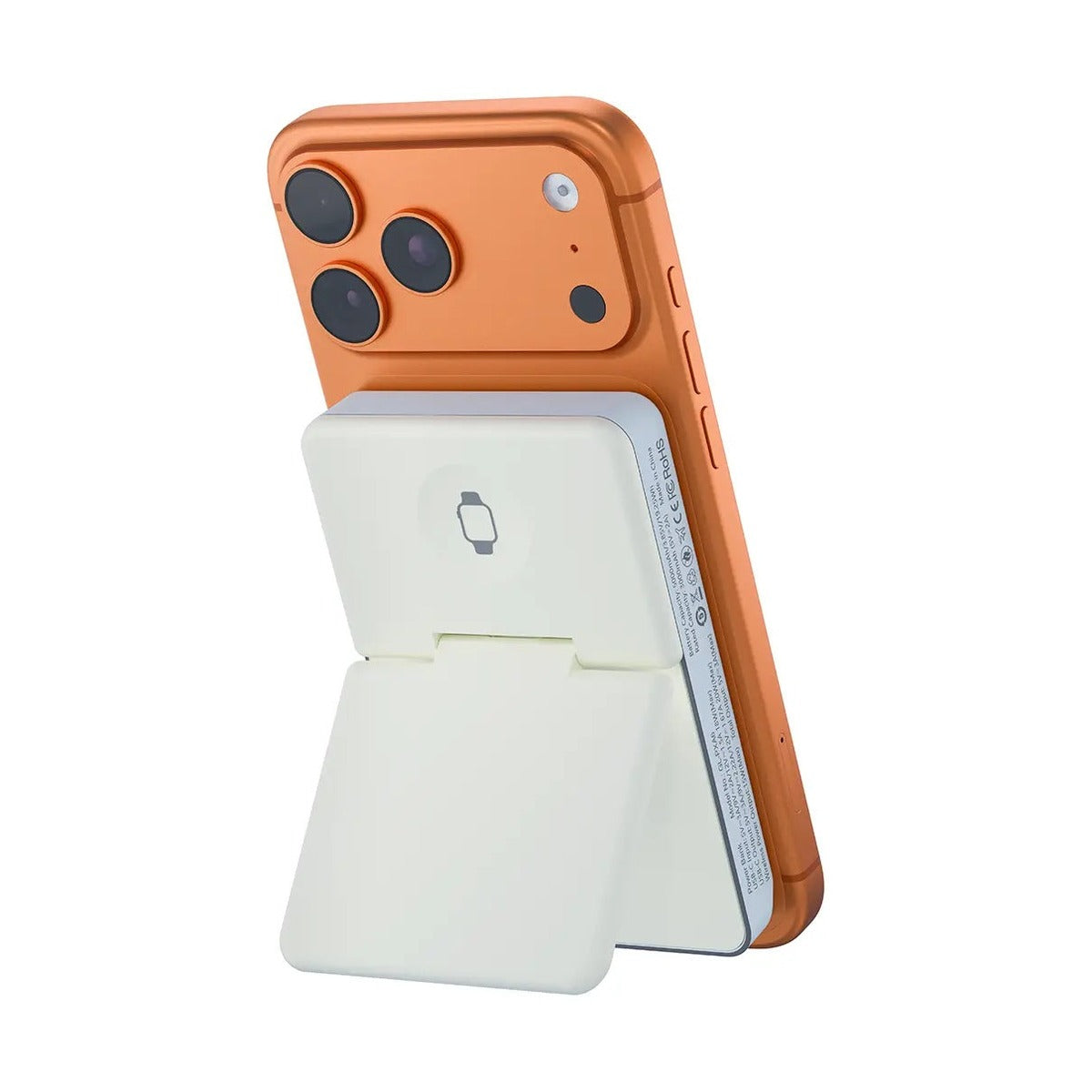 Green Lion Mirror Mag 5000mAh Power Bank - White