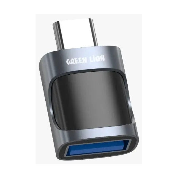 Green Lion OTG Adapter USB-A To USB-C USB 2.0 - Black