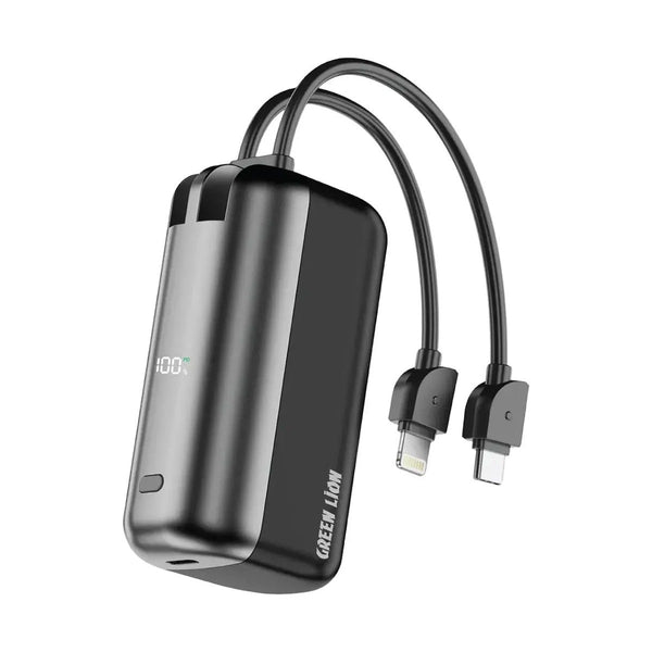 Green Lion Power Bank 10000mAh - Black