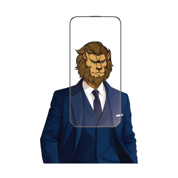 Green Lion Sir Louis 3D Curved Advanced Round Edge Glass For iPhone 16 Pro Max