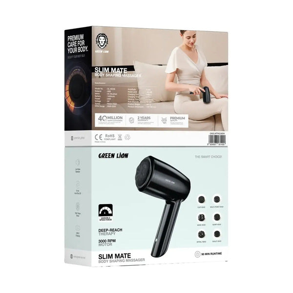 Green Lion Slim Mate Body Shaping Massager - Black