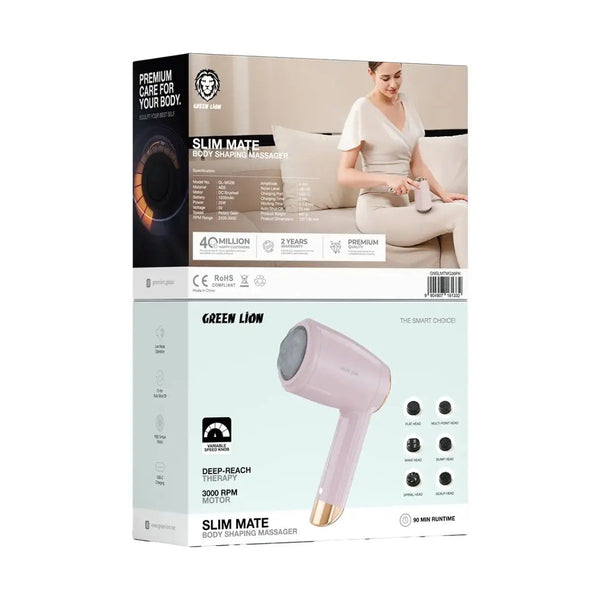 Green Lion Slim Mate Body Shaping Massager - Pink