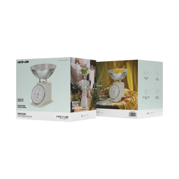 Green Lion Vintage Kitchen Scale - Cream