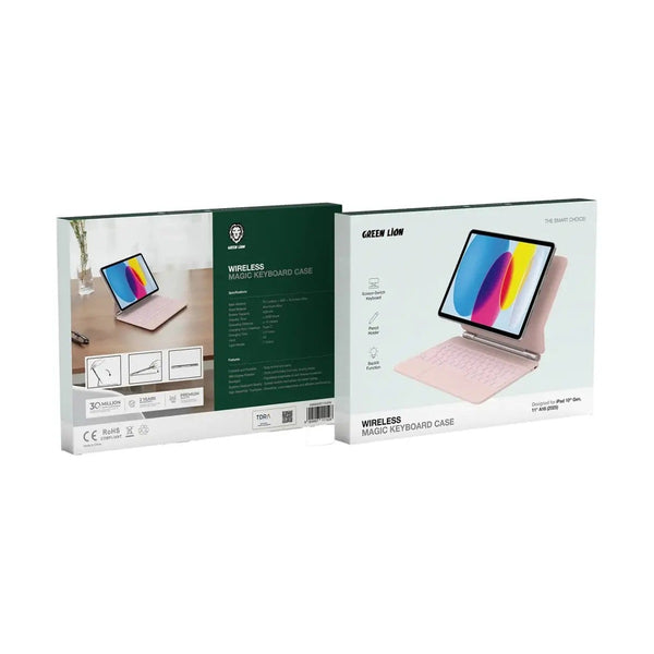 Green Lion Wireless Magic Keyboard Case - Pink