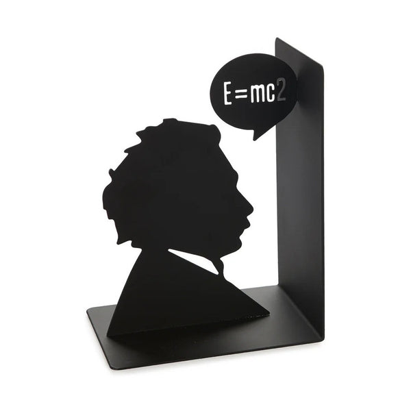Balvi Bookend,Einstein,black,metal