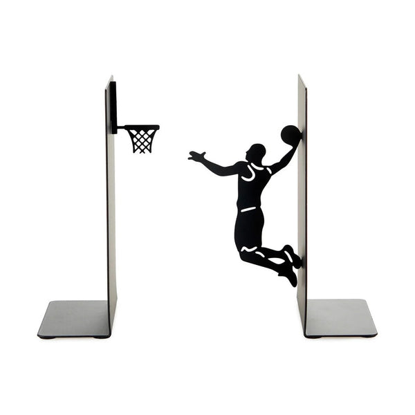Balvi Bookend,Slam Dunk,black,metal