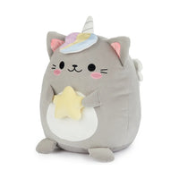 Balvi Cushion,Fluffy Kawaii Starry,gray,polyester