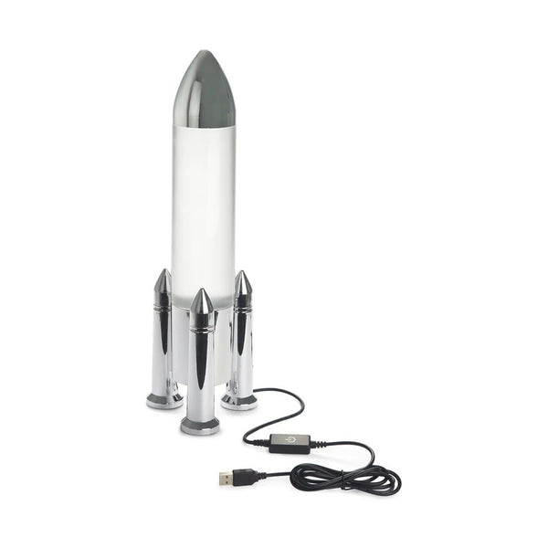 Balvi Lamp,Rocket,Silver,LED,USB cable 5V 1A incl.