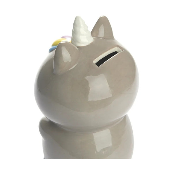 Balvi Coin bank,Kawaii Starry,gray,ceramic