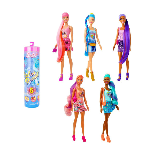 Barbie Color Reveal Doll & Accessories, Denim Series