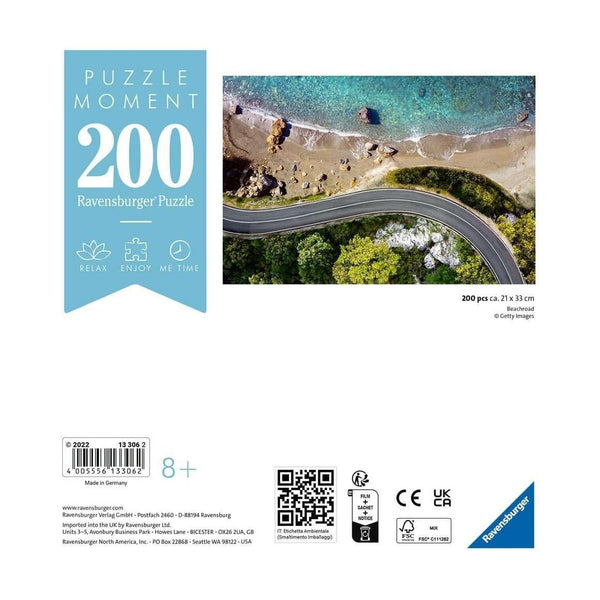 أحجية رافنسبورغر "طريق الشاطئ" (Beach Road) - 200 قطعة - أحجية تركيب للبالغين