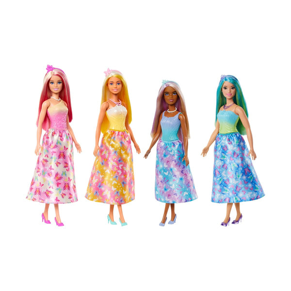 Barbie Fancy Hair Royal Doll with Colorful Strands Ast-C