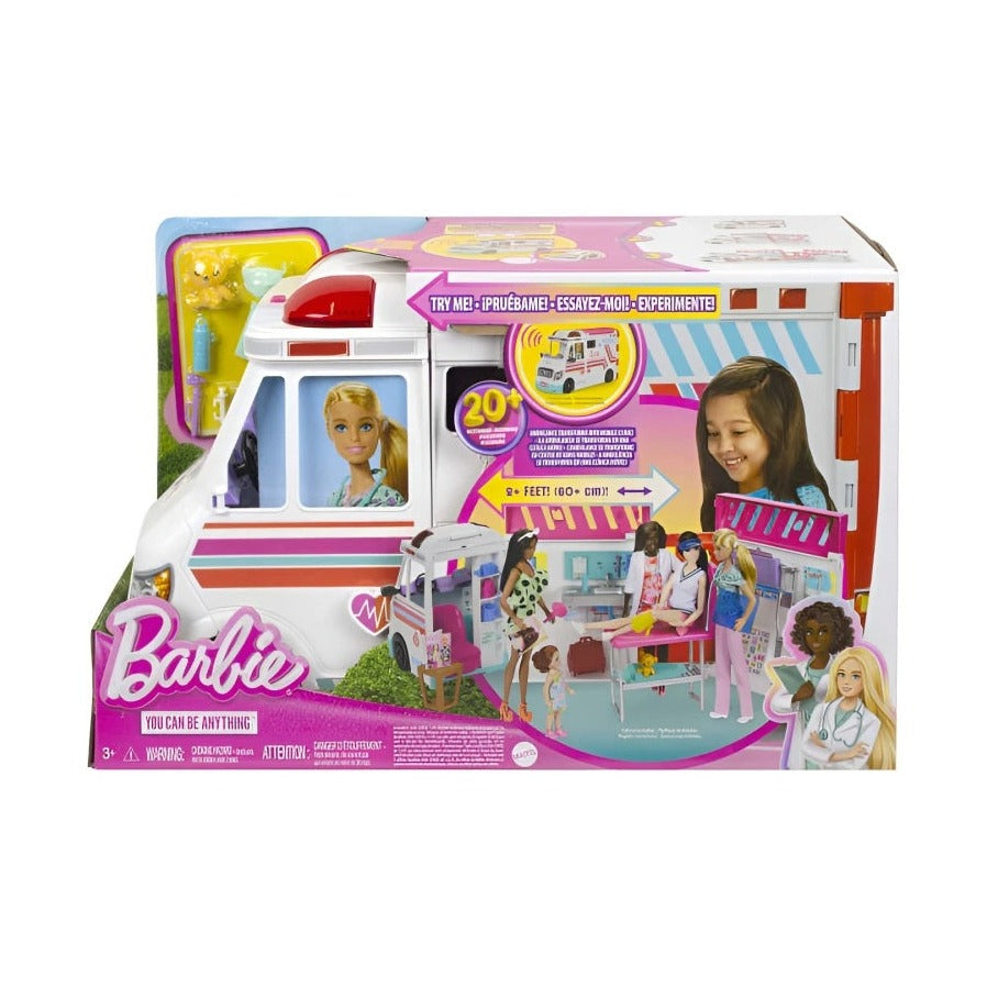 Barbie Transforming Ambulance and Clinic Playset
