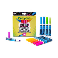 Crayola - Neon Range 10Ct Bl Markers