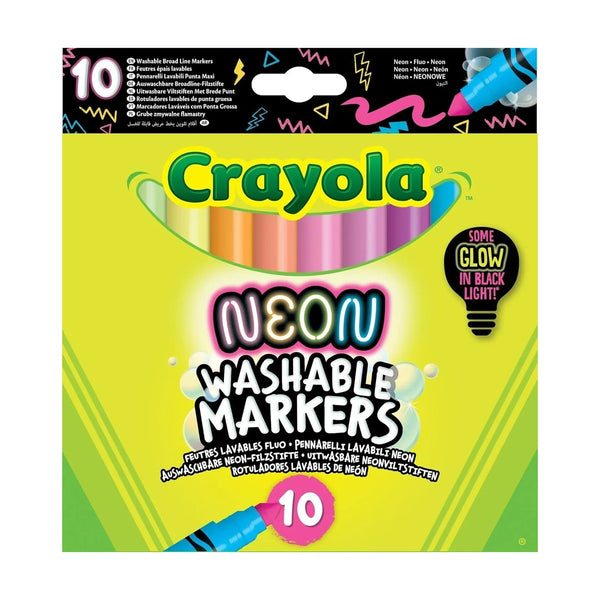 Crayola - Neon Range 10Ct Bl Markers