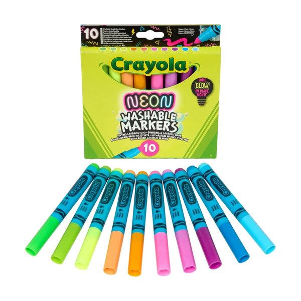Crayola - Neon Range 10Ct Bl Markers